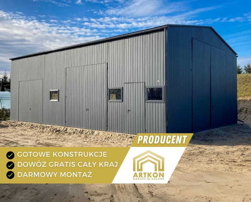 Stalowe hale magazynowe dla gospodarstwa rolnego | Szybka realizacja