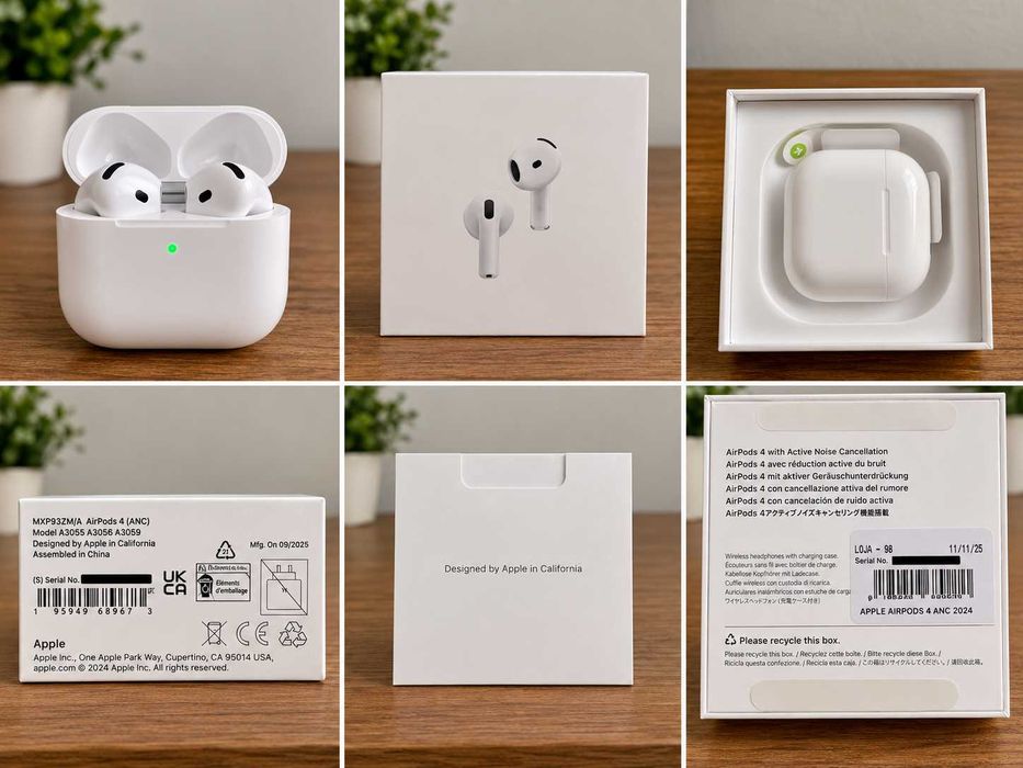 Apple AirPods 4 ANC com Cancelamento Ativo de Ruído