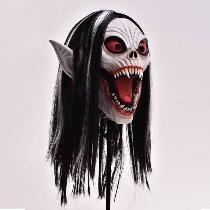 Maska Zombi Horror Demon Czerwone Oczy Wampir Kostium Karnawałowy