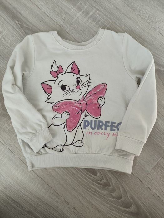 Bluza biała dla dziewczynki 116