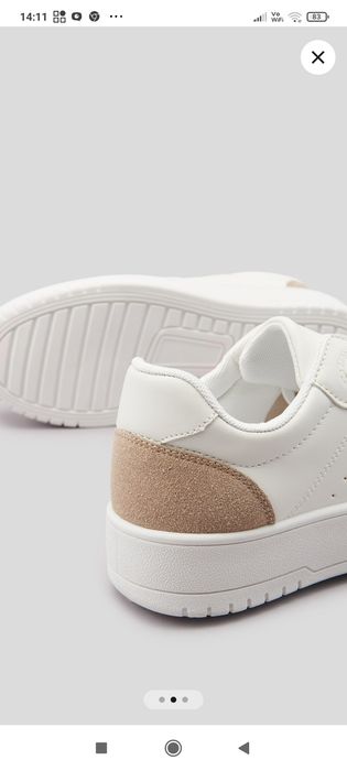 Sneakersy rozm 39 białe nowe