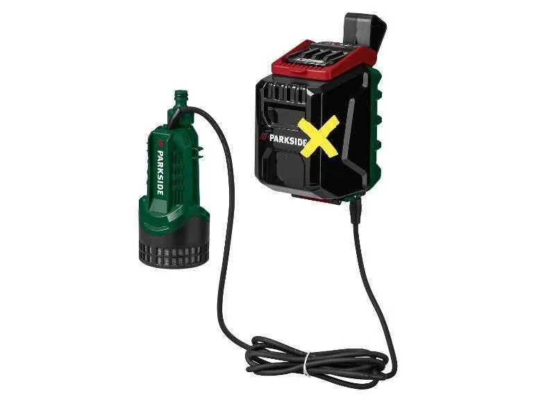 Bomba de Agua sem fio Parkside 20V
