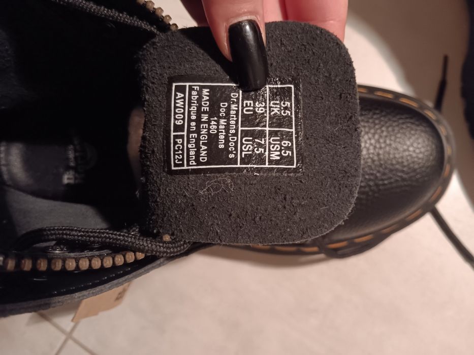 Dr martens sinclair Platforma Rozmiar 39 glany