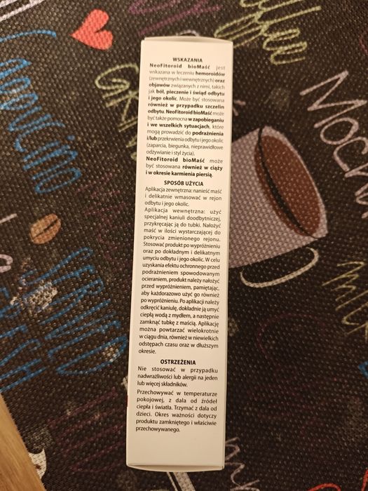 Neofitoroid na hemoroidy szczelinę naturalna z olejkiem drzewa herbaci