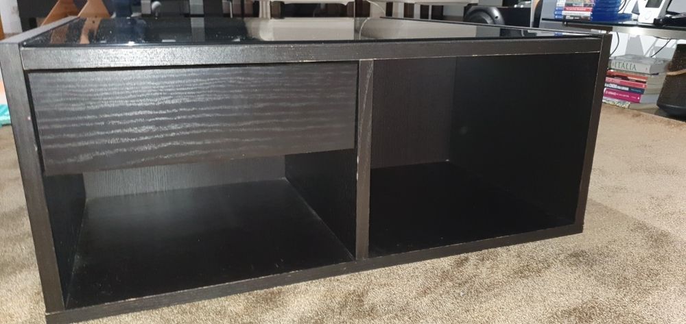 Mesa de centro preta IKEA