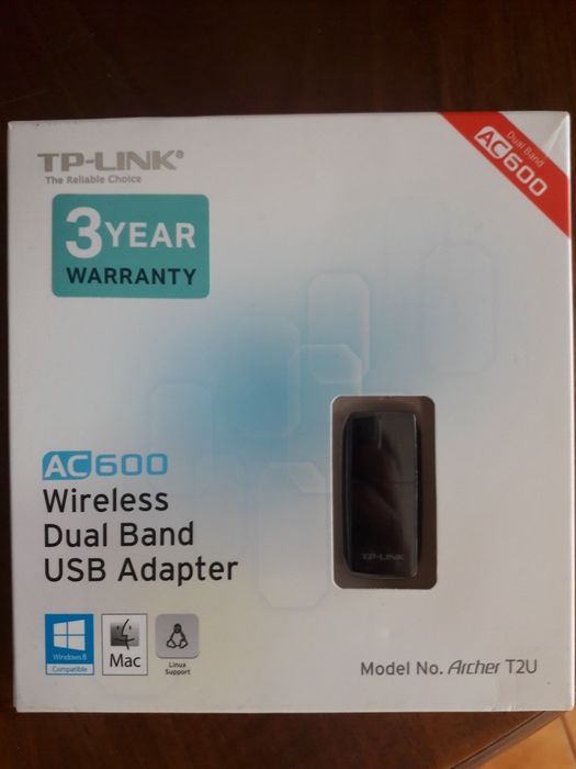 Adaptador WI-FI TP-Link Archer T2U AC600