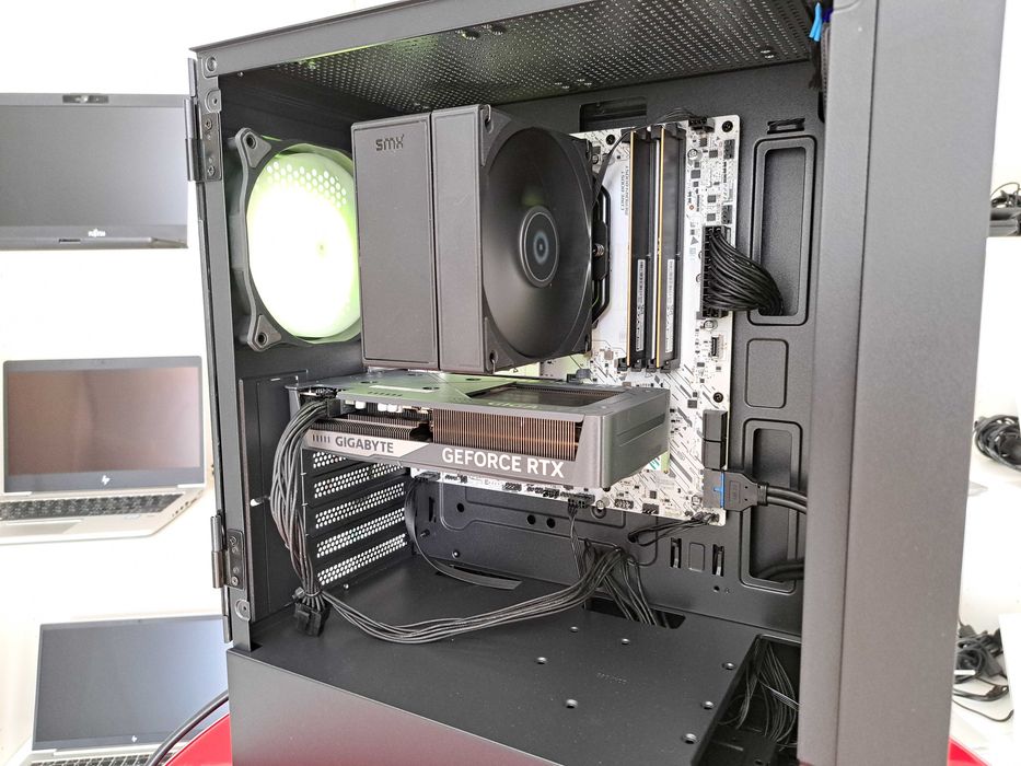 Nowy Komputer Gamingowy Ryzen 5 7500F 16GB DDR5 1TB SSD RTX 5060Ti WiFi6E Win11 Gwarancja 24mc Faktura 23% KomputeryGamingowe.com