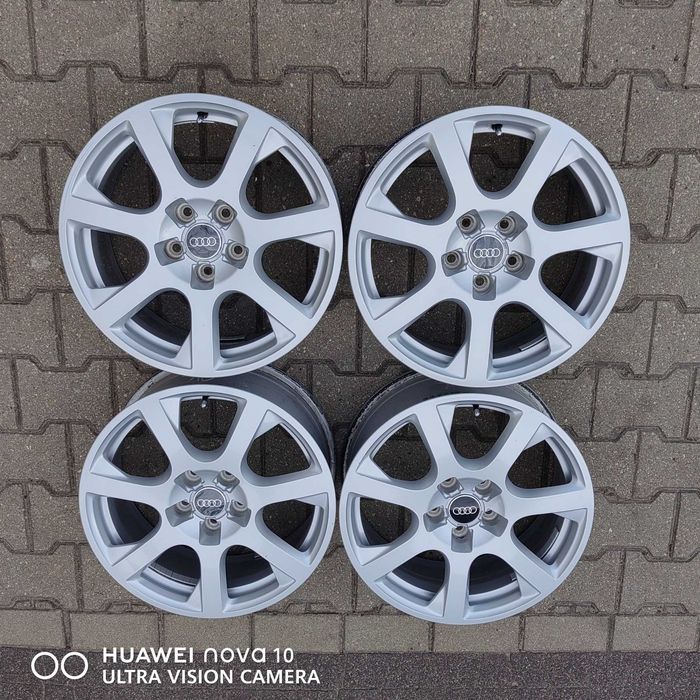 Oryginalne 17" Audi Q5 OEM A6 8R0 A4 B8 B9 A5 A7 A8 Q3 Q2 VW Passat Tiguan Sharan Golf V VIII T-Rock Caddy Touran Seat Atecca Skoda Karoq KodiaQ NR105