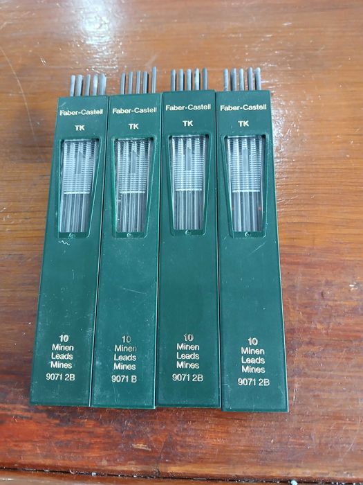 4x Tubos de minas Faber-Castell