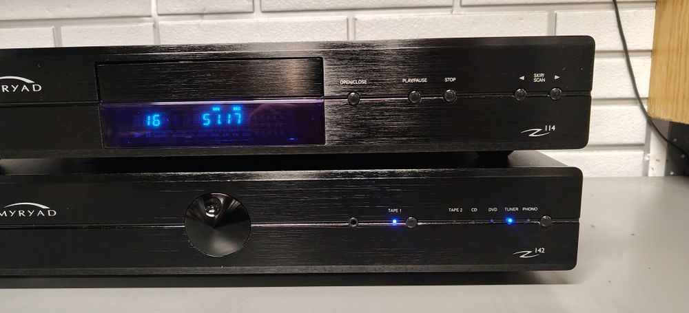 Audiofilski wzmacniacz i CD MYRYAD z142, z114.