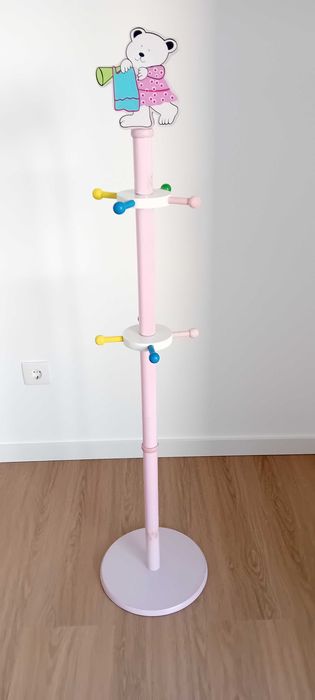 Cabide de criança, rosa