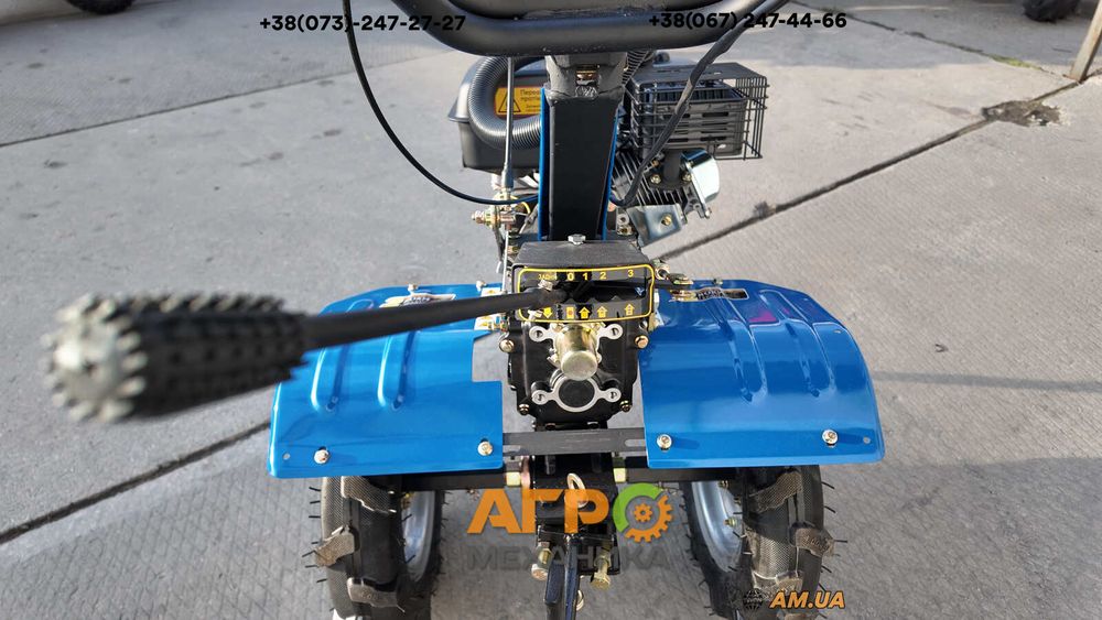 Мотоблок ДТЗ 570БН-К (7 к.с. бензин)! Колеса 4.00-10 + 3+1 передачі!