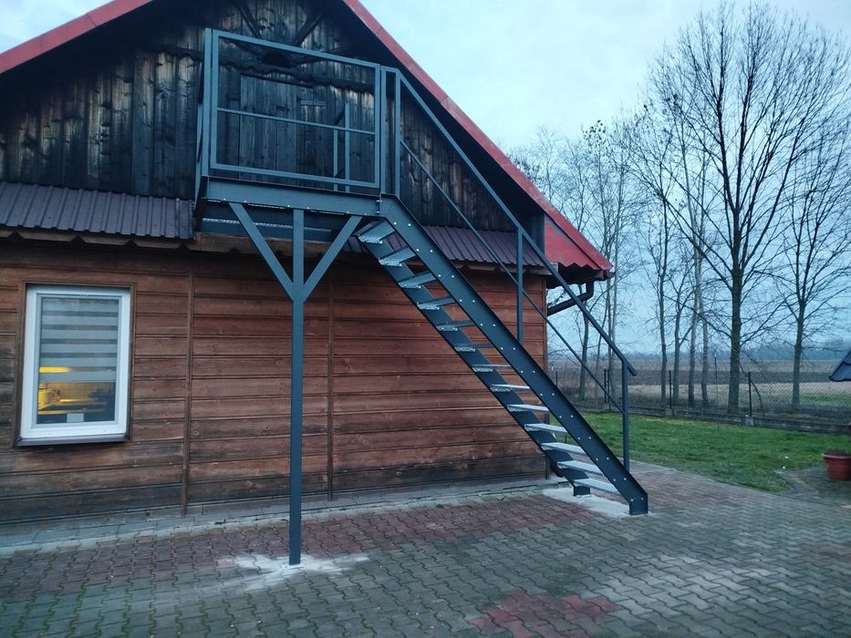 Schody Stalowe Zewnętrzne/ Wewnętrzne/barierki/konstrukcje,stalowe