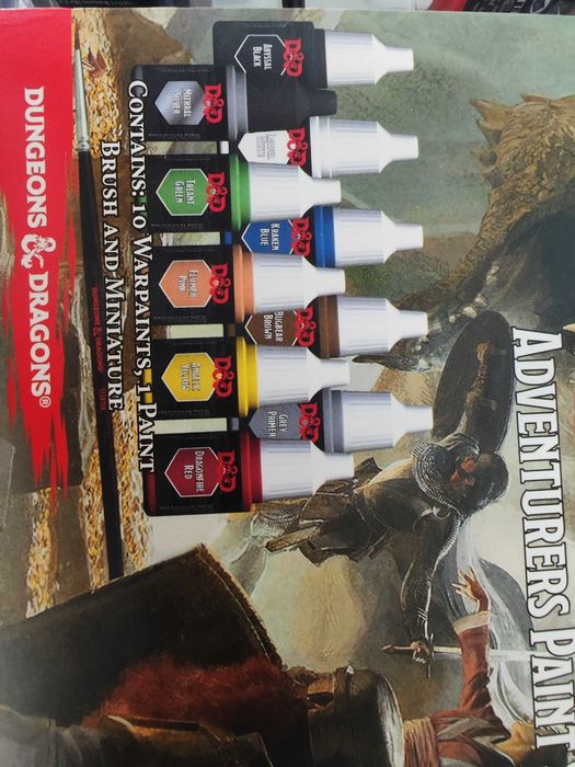 Adventurers paint set набор для покраски миниатюр