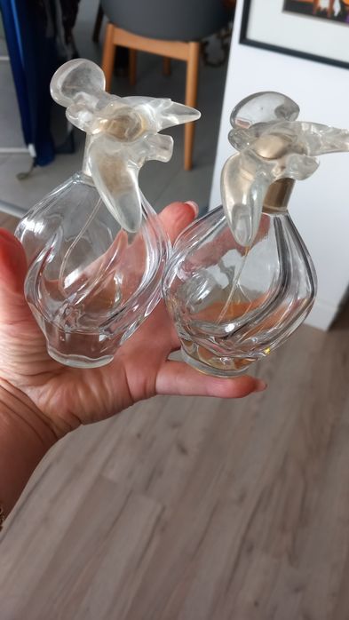 Dwa flakony po perfumach Nina Ricci 100 ml  L'air du temps Nina Ricci