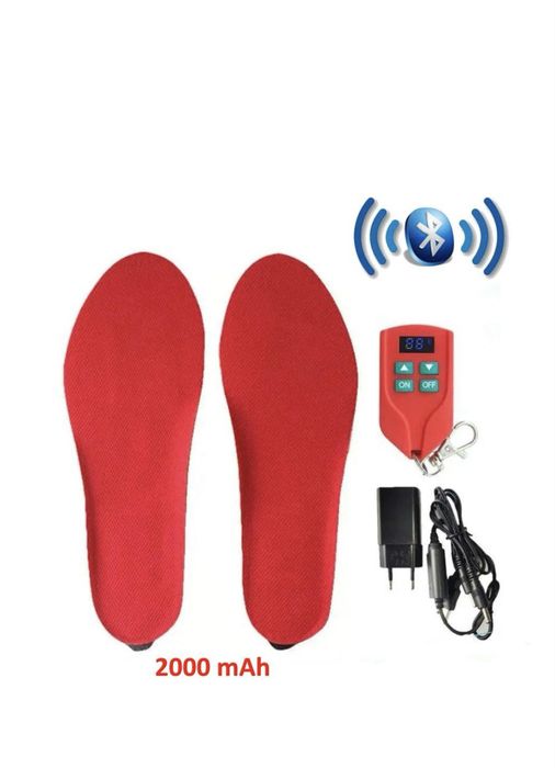 Электрические стельки с подогревом,дистанционное управление,на пульту