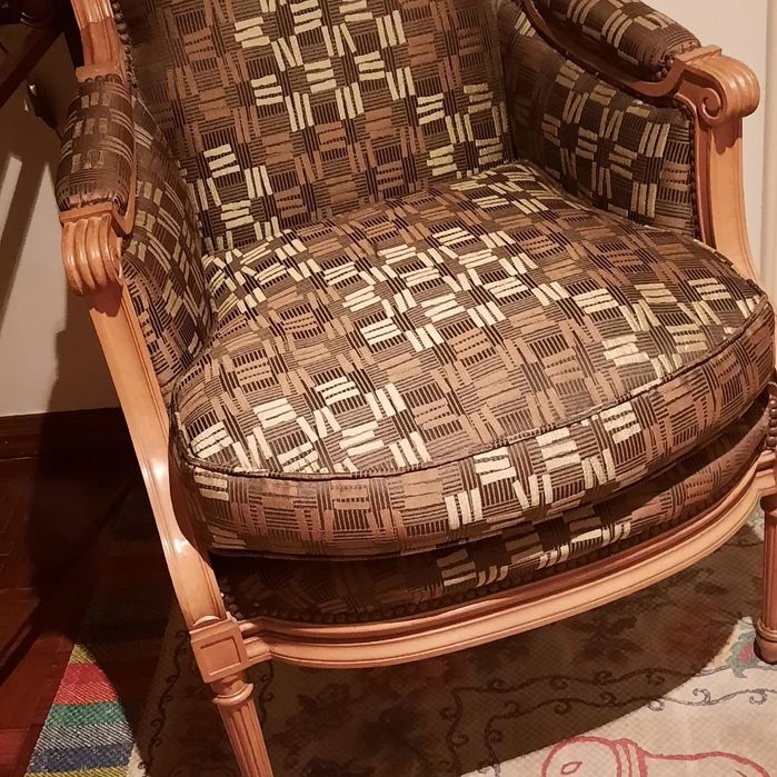 Par de Bergér estilo Luís XVI em faia