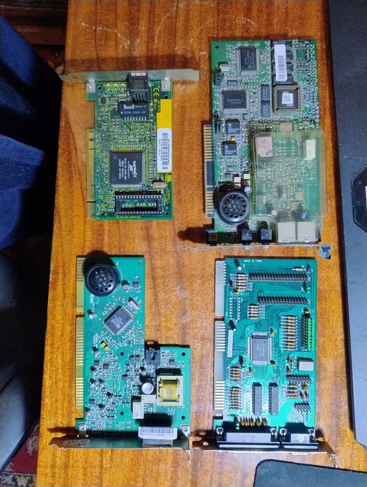 Ретро Модем Сетевая Карта Мульт карта GoldStar US Robotics 3Com