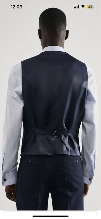 Garniturowa kamizelka slim fit