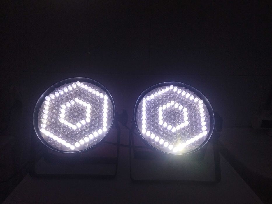 2x Flash-Butrym LED PAR 64 186x10mm RGBW F7000029