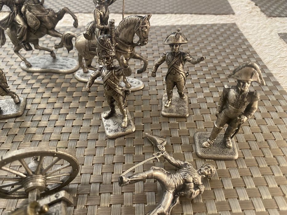 Coleção de soldados vintage