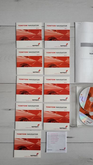 Program nawigacja samochodowa tomtom na płytach Europa palmtop
