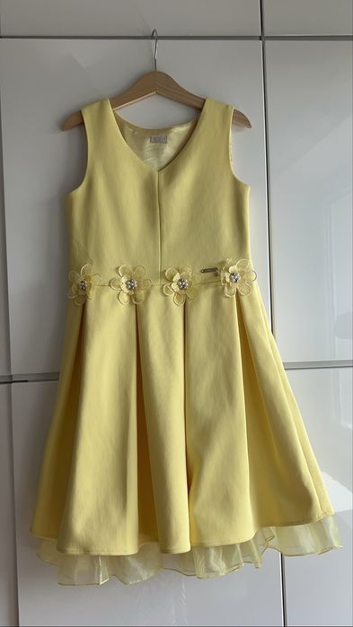 Nowa sukienka dla dziewczynki GUESS rozmiar 8 kolor żóły