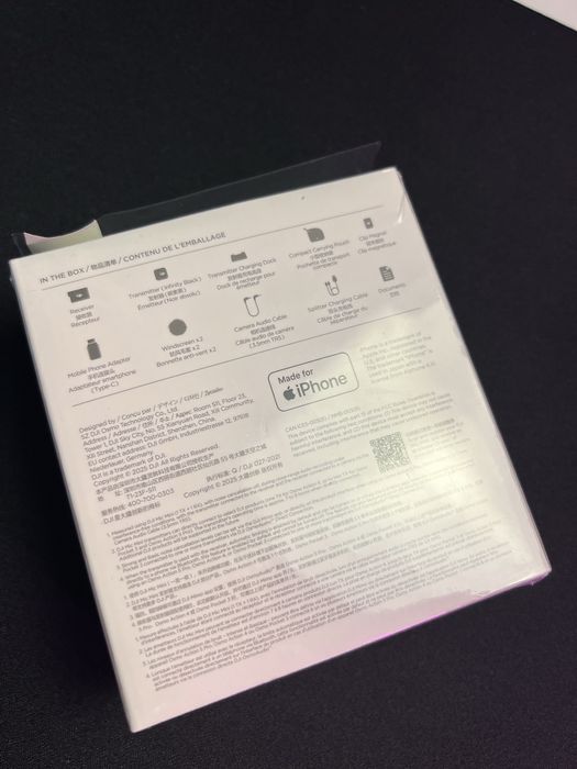 Dji mic mini микрофонная аудиосистема