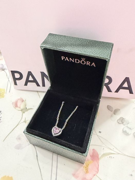 Naszyjnik pandora serce diamond