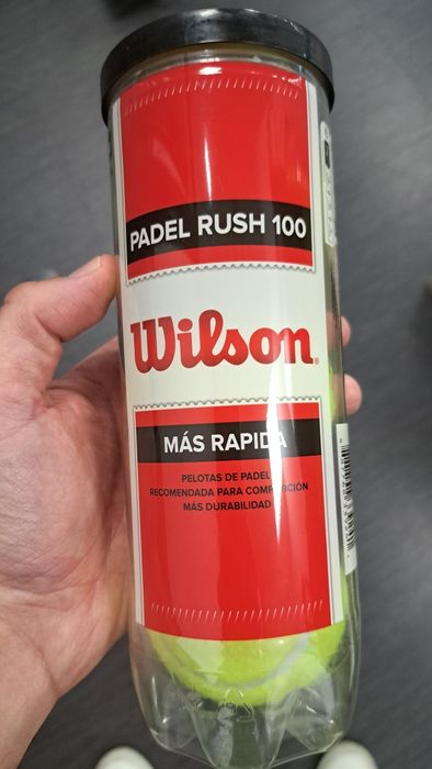 2 Tubos selados Bolas Padel Wilson Rush 100