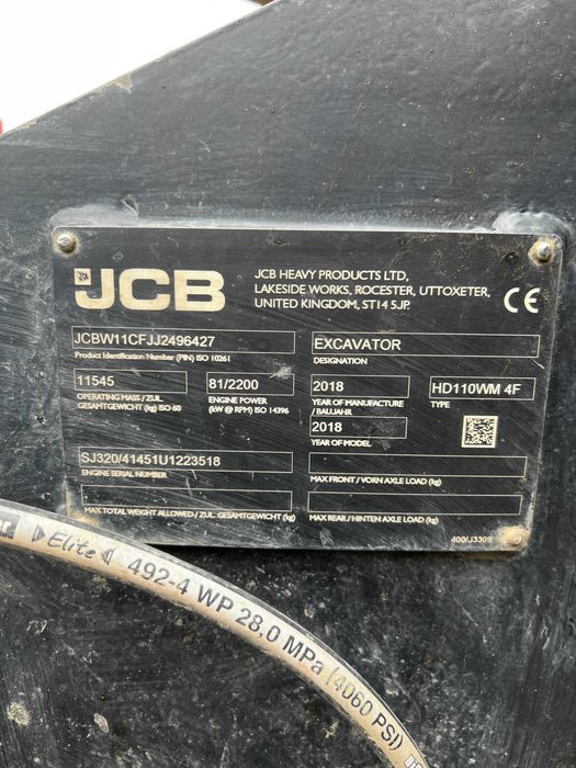 Koparka JCB Hydradig 110W