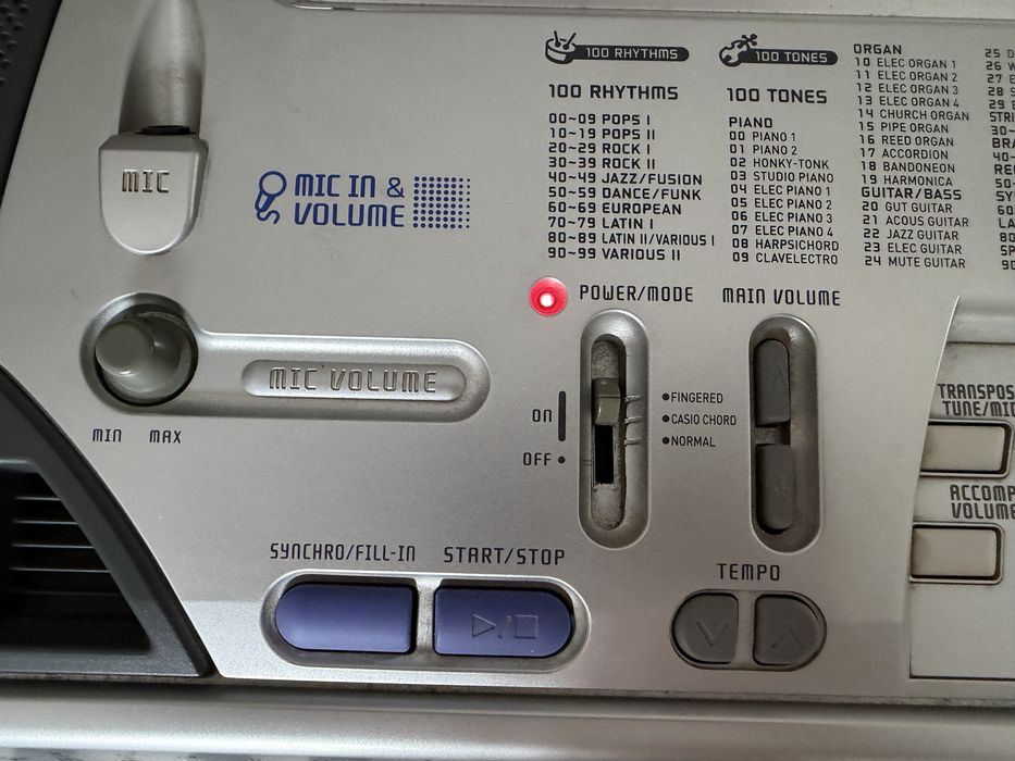 Teclado Casio CTK-496