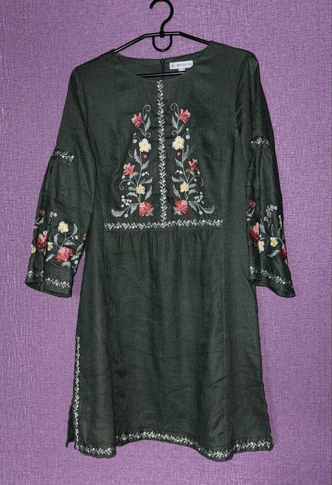 Жіноча вишита сукня, лляне плаття, вишиванка