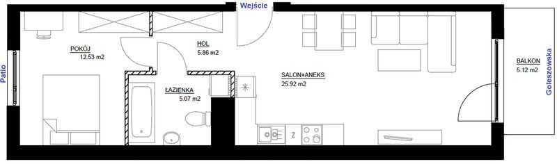 Mieszkanie – Warszawa - Widok 4