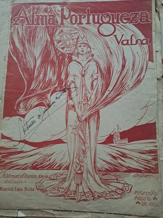 Antigas pautas de música Portuguesa