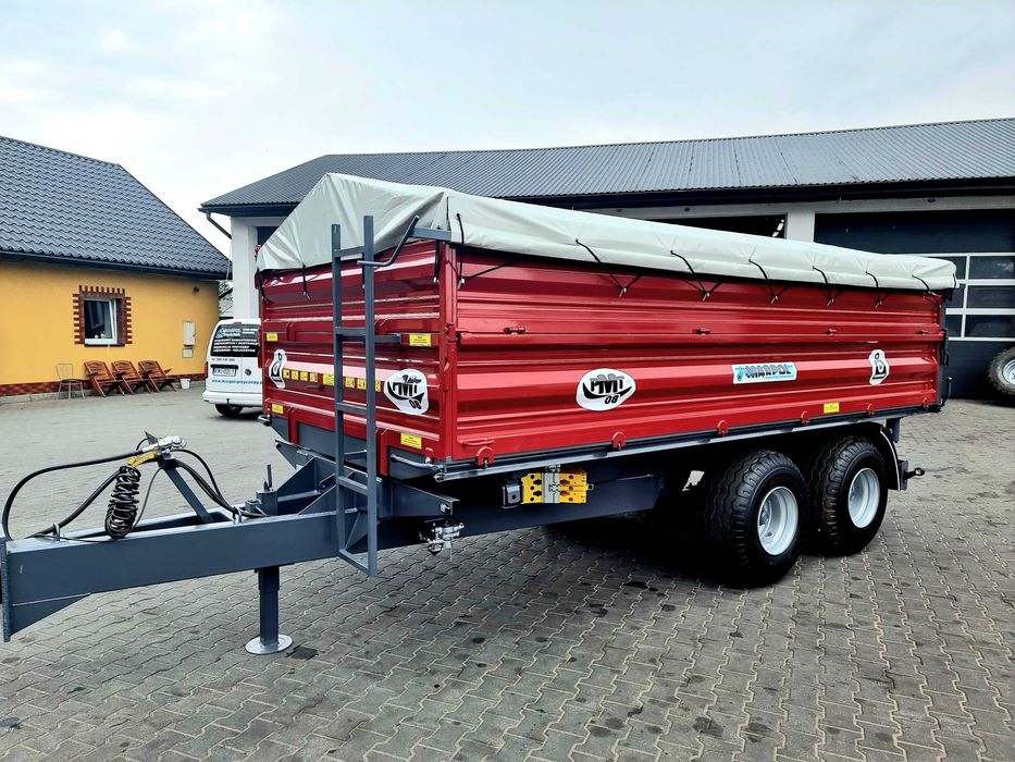 Przyczepa rolnicza MARPOL -TRAILER Przyczepa tandem burtowy 8 ton