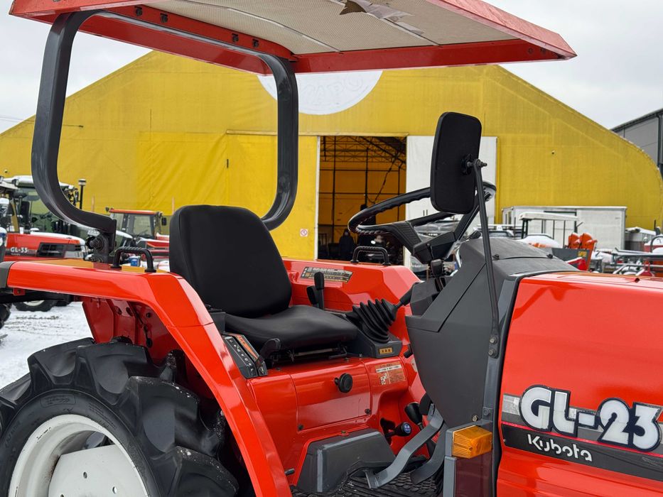 Японський трактор/мінітрактор KUBOTA GL23!+Дашок! РЕВЕРС! 4х4!+ ФРЕЗА