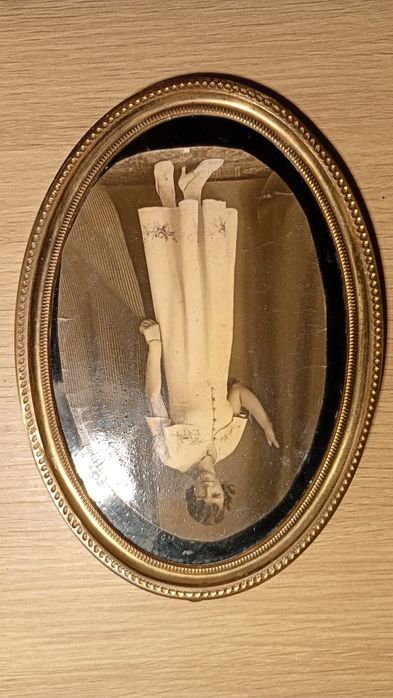 Rezerwacja.Ramka ze zdjęciem,1900r.,Niemcy.16,5×12 cm