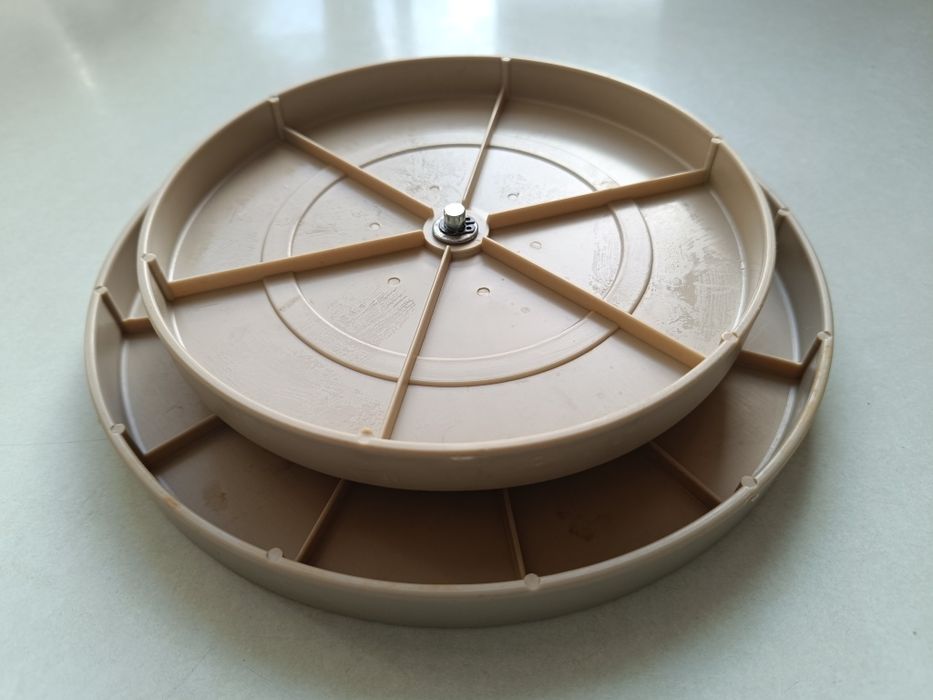 toczek plastikowy do gliny śr 20 cm wys 4 cm