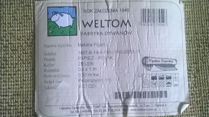 dywan ozdobny z Jan Paweł II