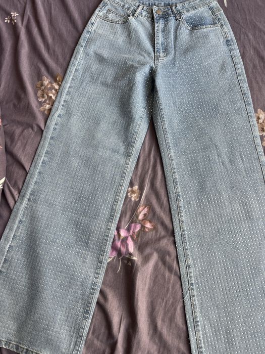 Джинсы в стразах , джинси в камінцях