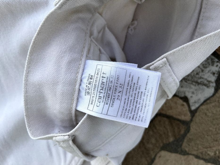 Оригінал/ Білі джинси Carhartt S/M, 29/32.