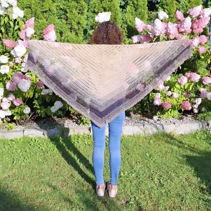 Chusta bawełniana, handmade