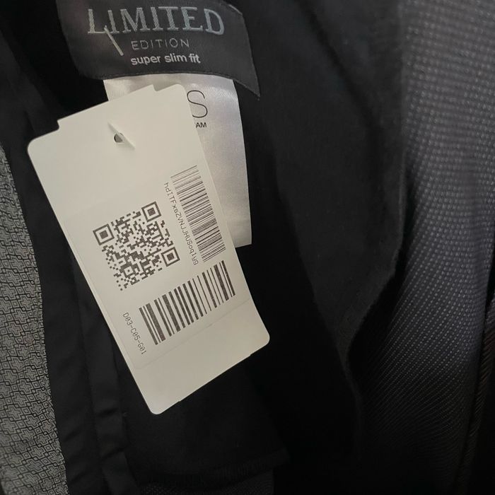 Marks&Spencer Spodnie Męskie Wygodne Eleganckie Stylowe Czarne 34/31