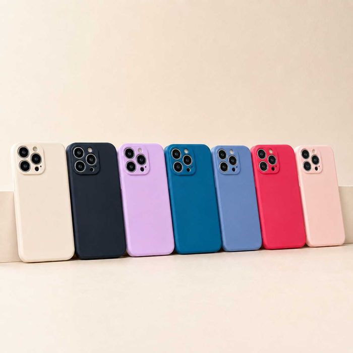 Etui iPhone 13 / 14 / 15 / 16 / 17 – Pro / Pro Max / Plus / Edge / Mini / Air / Plecki Case Różne Kolory Obudowa Ochronna