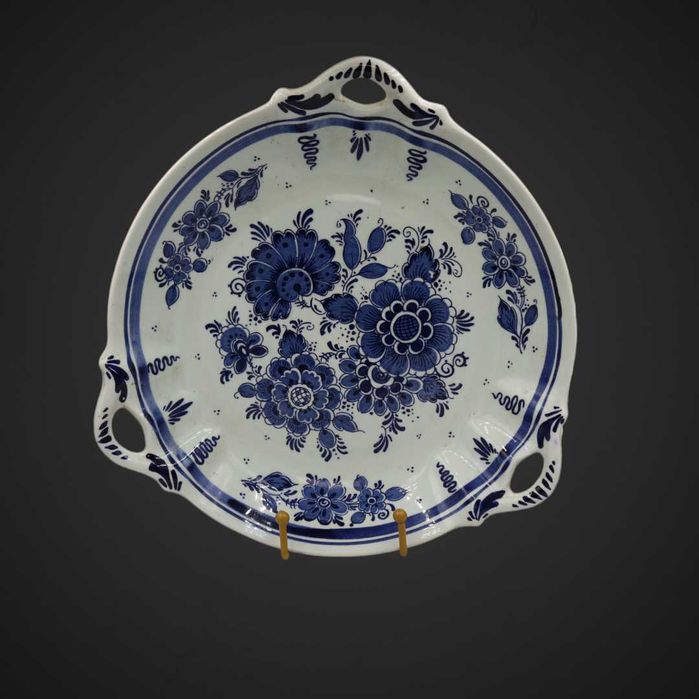Patera delft TS kobaltowe kwiaty B5/022292