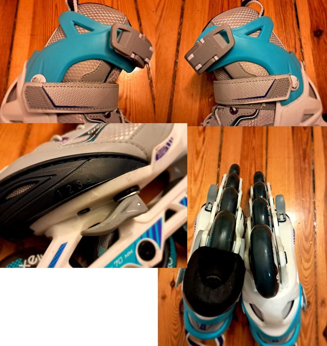 Rolki dziecięce Oxelo Fit3 Junior rozm. 29 do 32 Super Stan