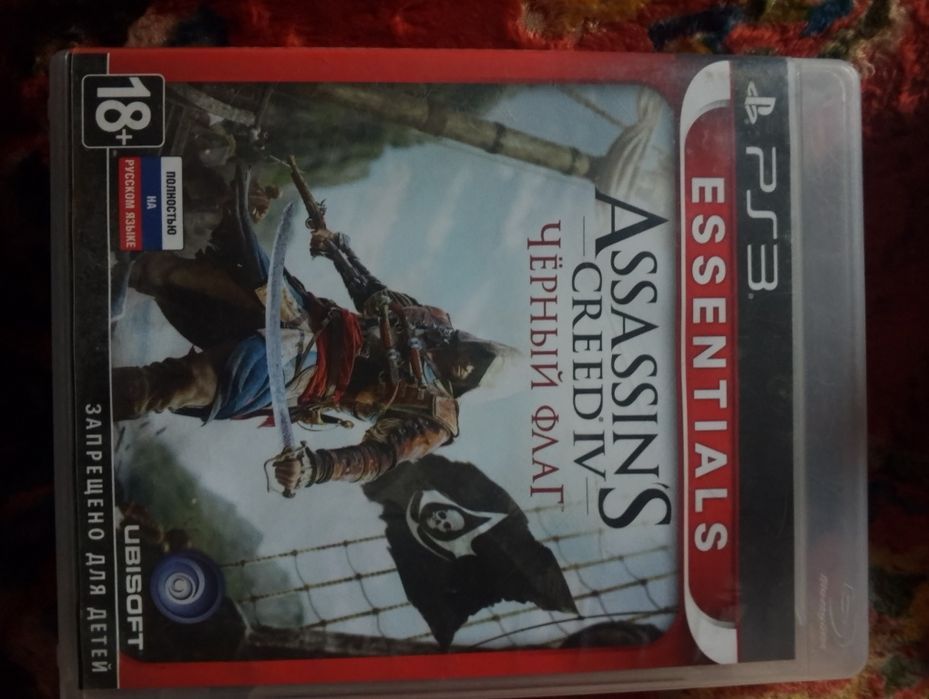 Диск PS 3 ASSASSIN'S черный флаг