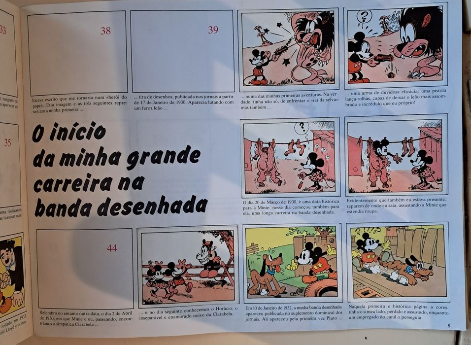 Walt Disney Caderneta de Cromos " Mickey Story"