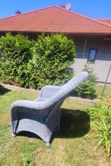 Sofa rattan naturalny, wyjątkowa!!
